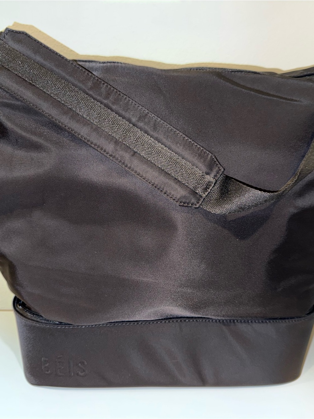 BEIS Black Weekender Tote Bag